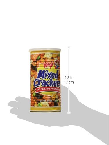 Hapi Mixed Snack Crackers, 6-Ounce Can (Pack of 6)