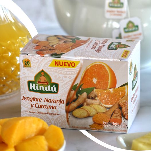 Hindu Ginger orange and turmeric tea 20ct.