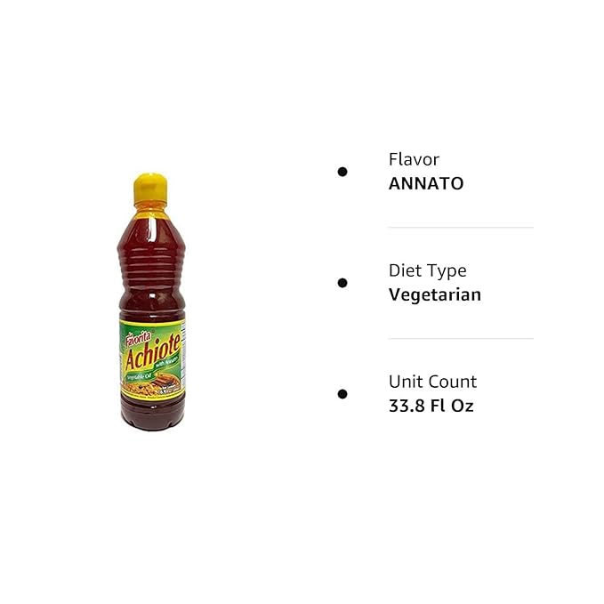 LA FAVORITA VEGETABLE OIL WITH ANNATO 16.9 OZ (Copy)