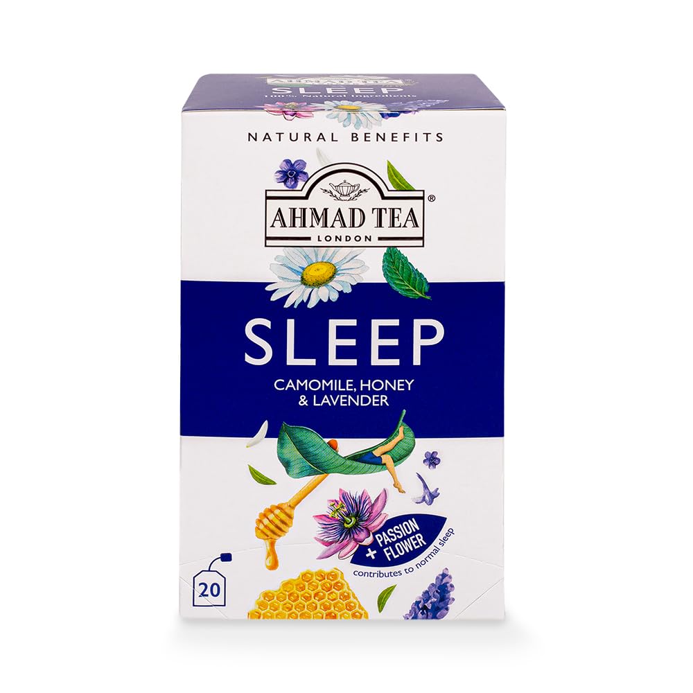 Ahmad Tea Herbal Tea, Camomile, Honey, & Lavender 'Sleep'