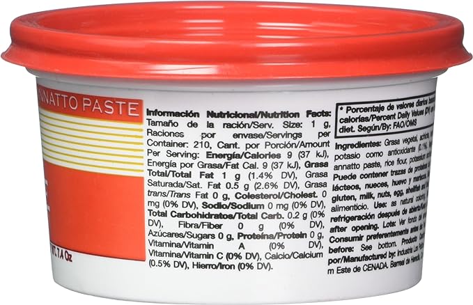 Los Patitos Achiote Paste 7.4 oz.