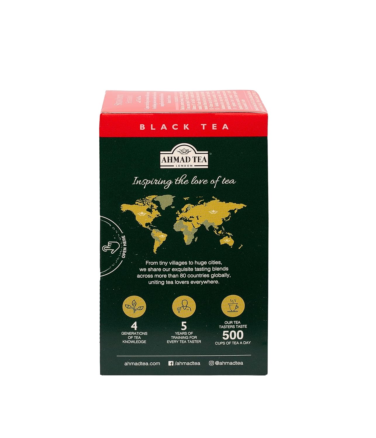 Ahmad Tea Black Tea, Strawberry Sensation Teabags