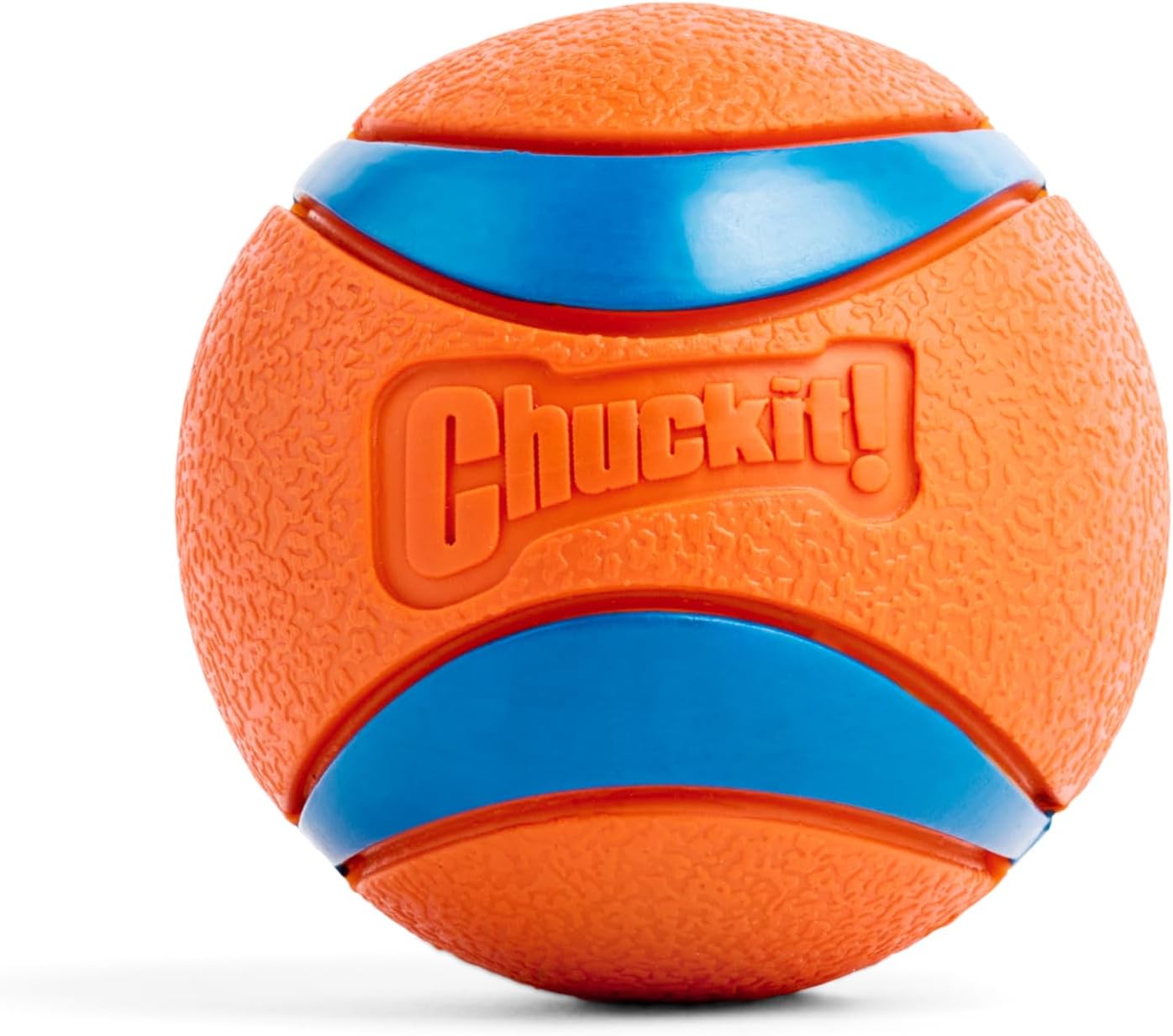 Chuckit! Ultra Ball Dog Toy with Chuckit! Cleaning Bucket Bundle - Bouncy Fetch Pet Toys For Dogs 20-60 lbs - Floats in Water - Durable Rubber - Size Medium - 2.5-inch Diameter - 8-Pack of Balls