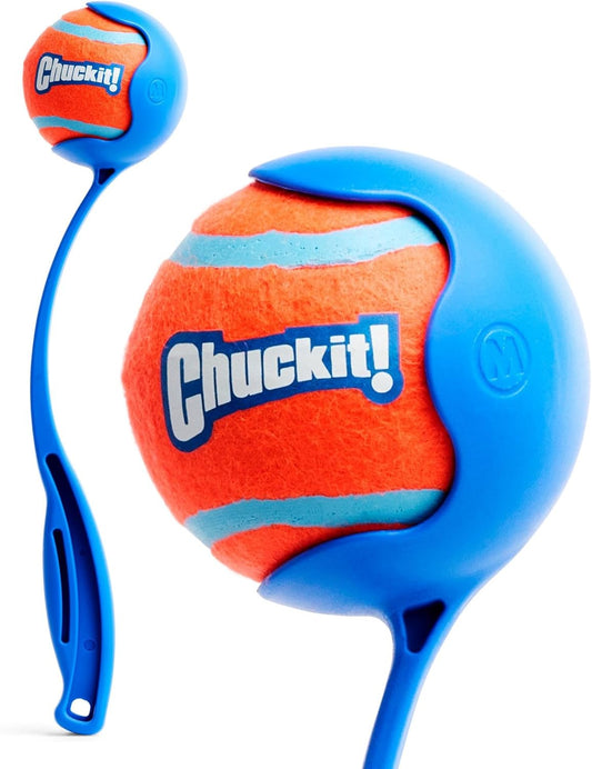 Chuckit! Classic 26M Dog Ball Launcher, 26" Length, Includes Medium Ball (2.5") For Dogs 20-60 Pounds, Made in USA